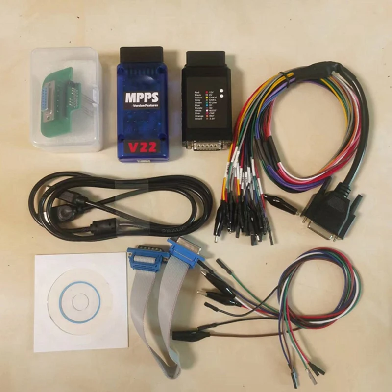 MPPS V22 Master V22 ECU Master MAIN+Tricore+Multiboot+Breakout Tricore Cable Chip Tuning Scannerdiagnostic Tool