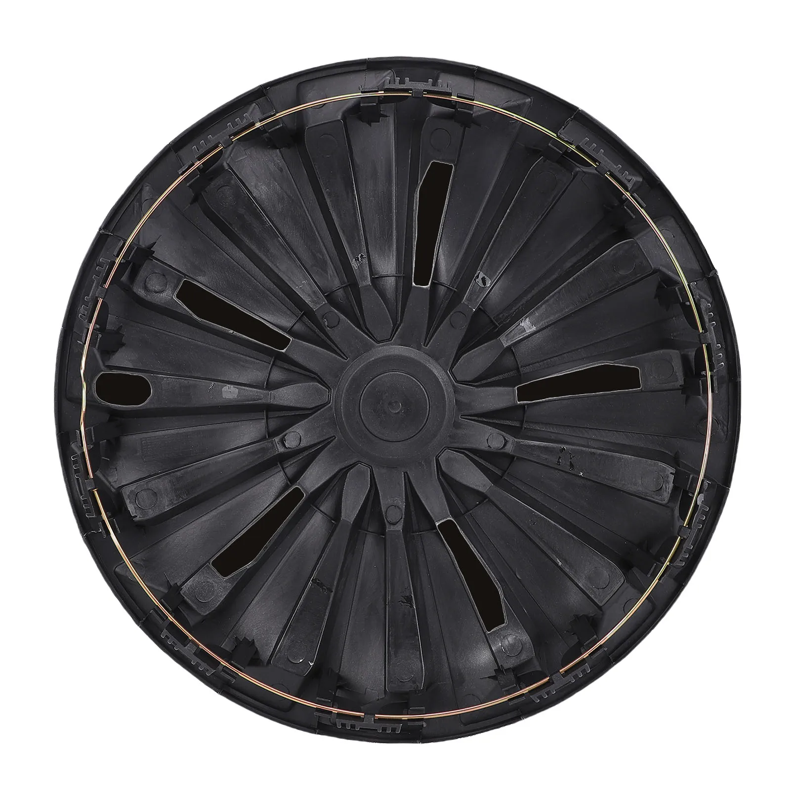 4 Pcs 15in Hubcaps 15 inch Steel Wheel for Fiat 500 Seat Clio Cooper Universal Fit Snap On Hubcaps R15 Wheel Rim Cover