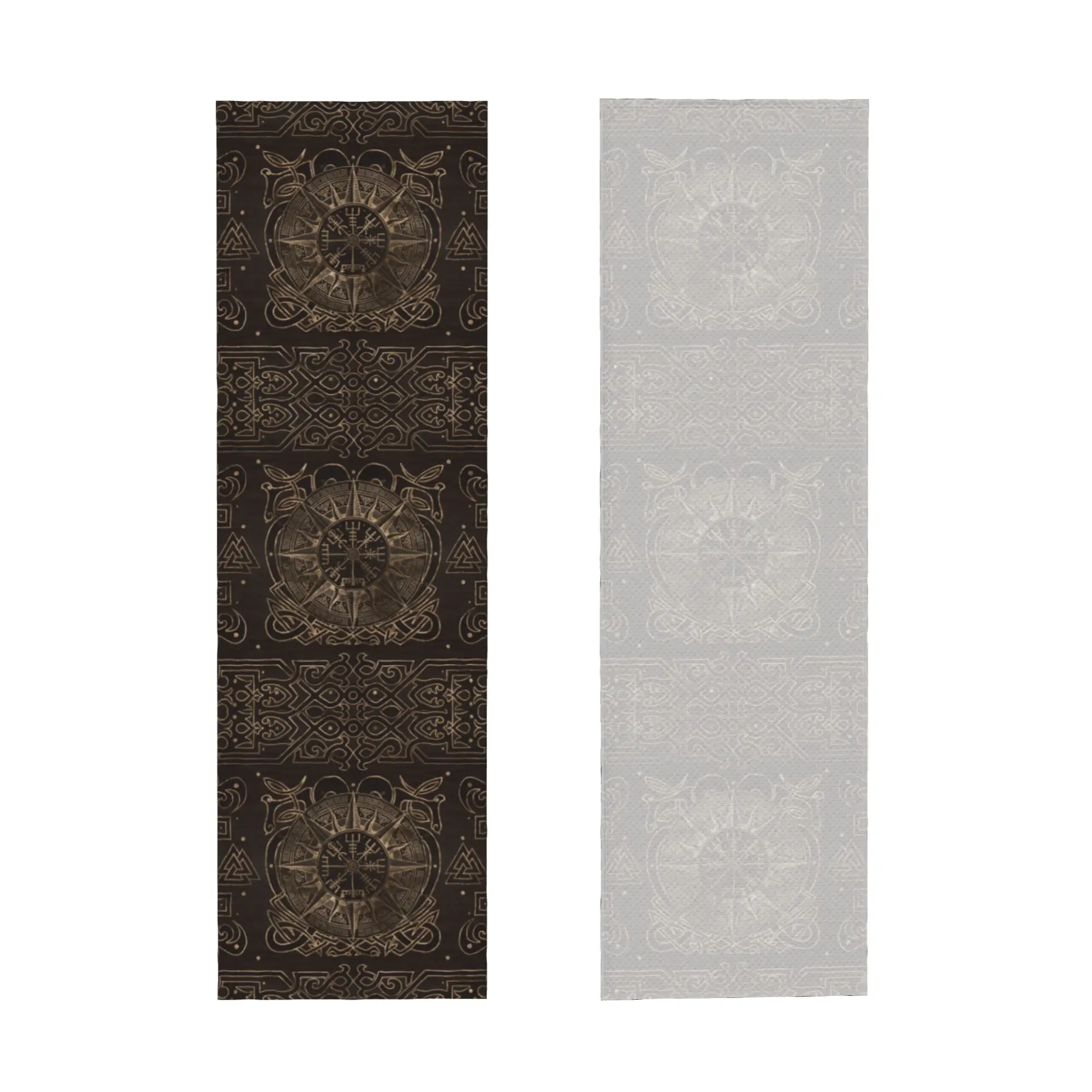 Cold Exercise Towel Viking Compass Beach Sports Yoga Towel Swimming Camping Towel Refreshing Sports Scarf Face Towels