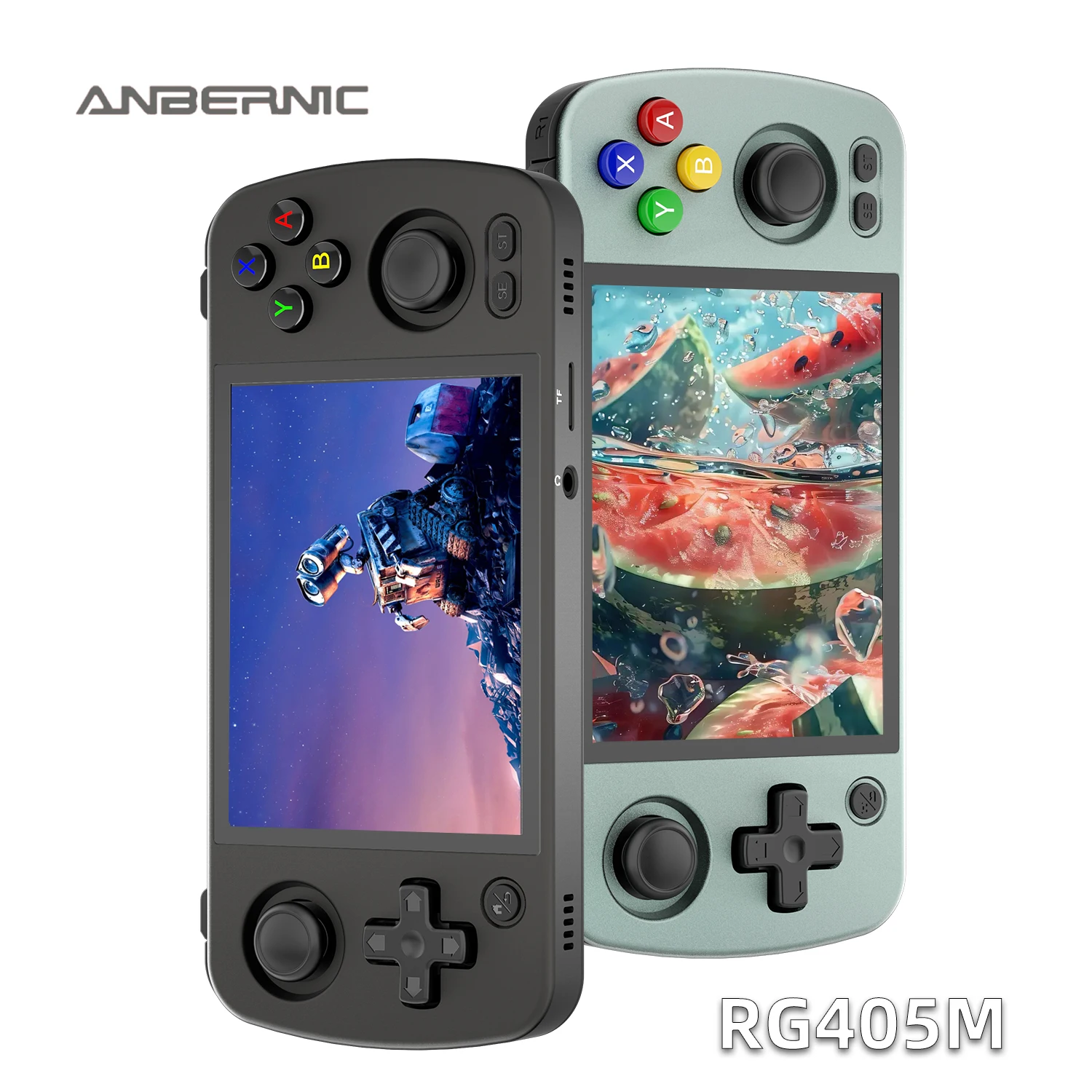 ANBERNIC RG405M Metal Handheld Game Console Android 12 System Unisoc Tiger T618 4 Inch IPS Screen Game Player Support OTA Update