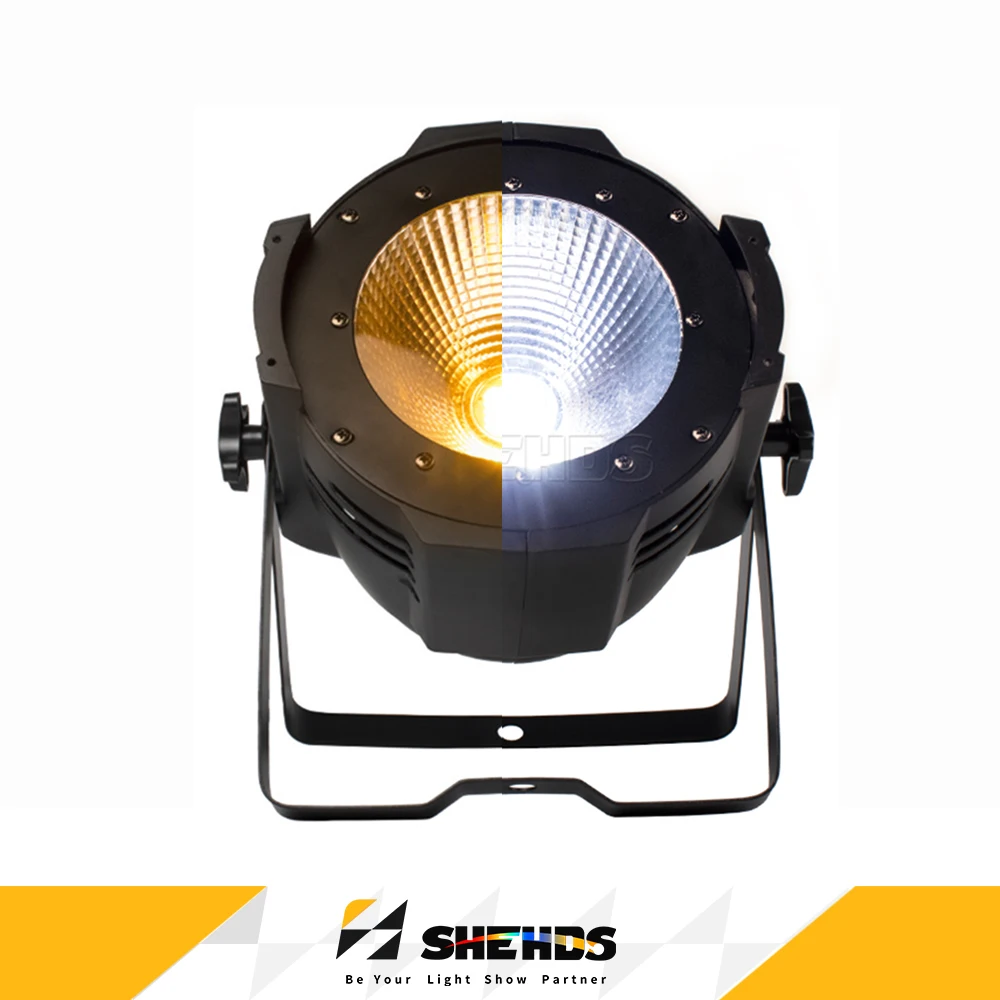

200 Вт холодный и теплый белый Blinder COB Audience Par стробоскоп для свадьбы DJ Disco DMX512 сценическое освещение