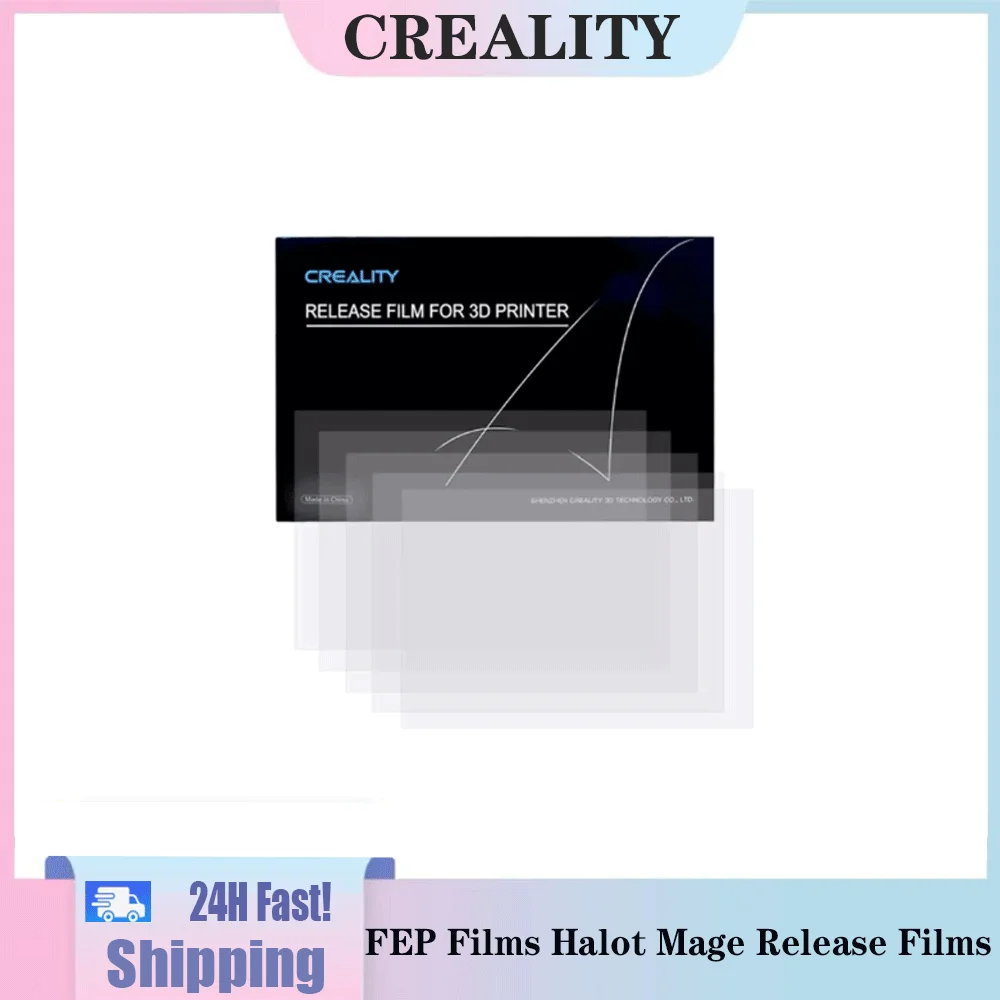 

Creality 5PCS FEP Film Release Films for 10Inch LCD SLA DLP3D Printer MAGE ProOther with HALOT MAGE/HALOT 286x198x0.15