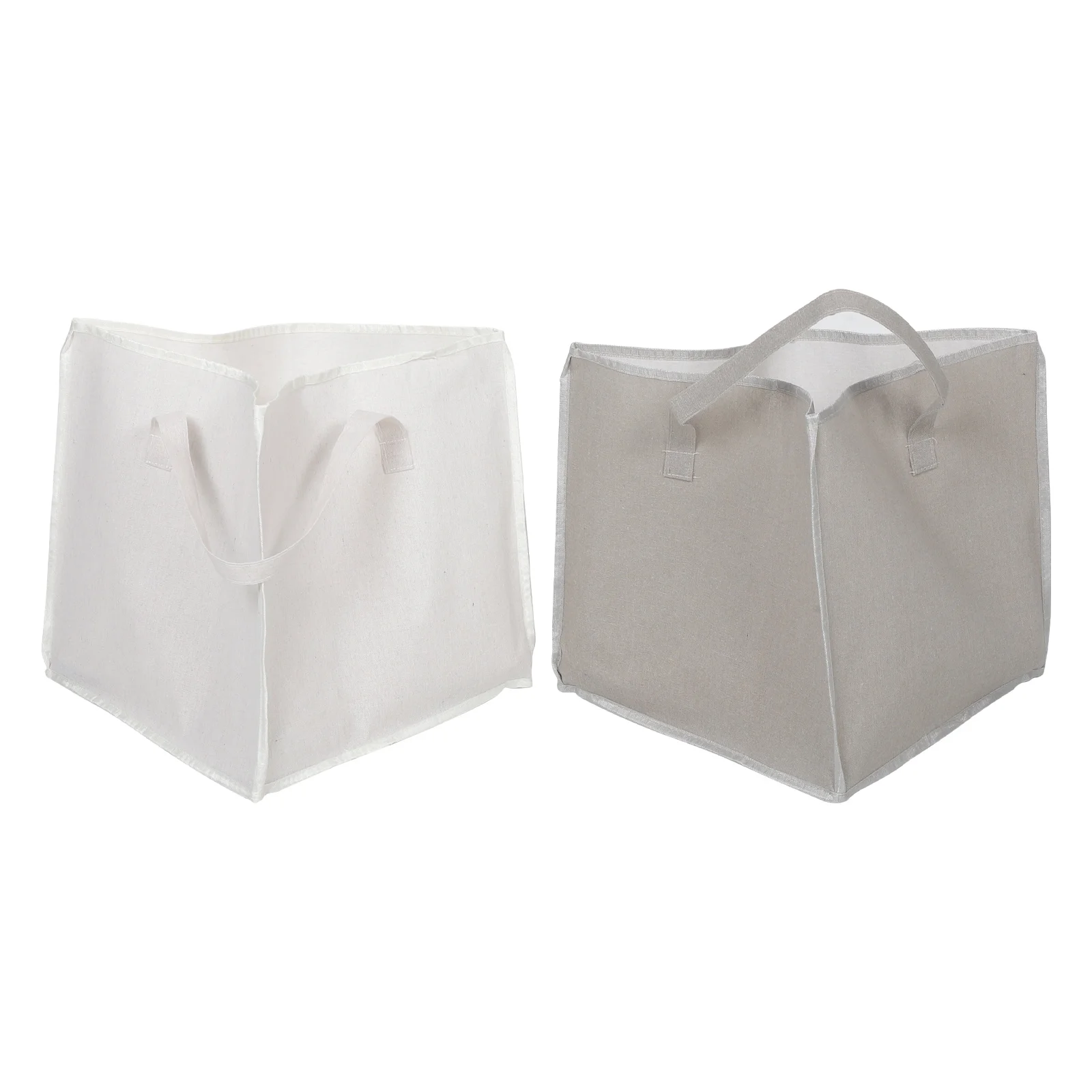 

2 Pcs Clothes Rack Storage Bag Hanger Organizer Hangers Pants Peg Holder Non-woven Fabric Bags