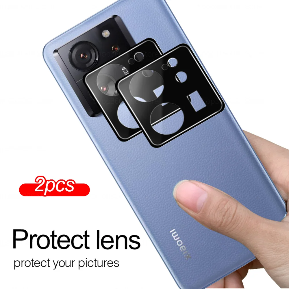 2PCS 3D Rear Camera Lens Tempered Glass For Xiaomi 13T Pro 5G Back Lens Protector Xiomi Mi13T Mi 13T 13 T Pro Protective Films