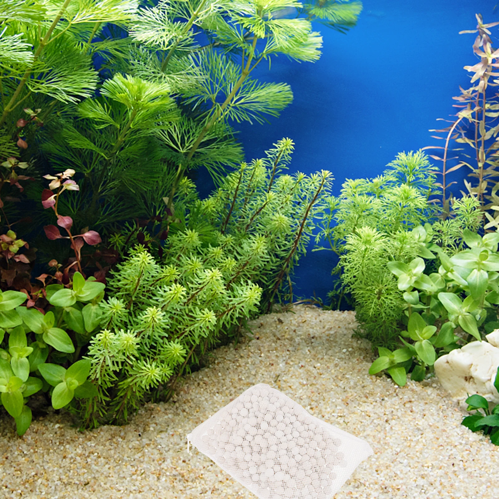 

2pcs Aquarium Filter Media 500g Bio Balls for Fish Tank Pond Natural Mineral Water Purification Material Mesh Bag Improves
