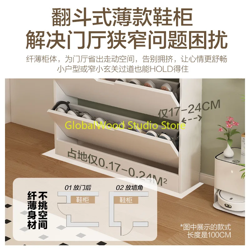 Moderner Eingangsschrank, Heimdekoration und Organisation, Gläser, Holzkommode, Möbel für Wohnzimmer, Schränke, Schuhe