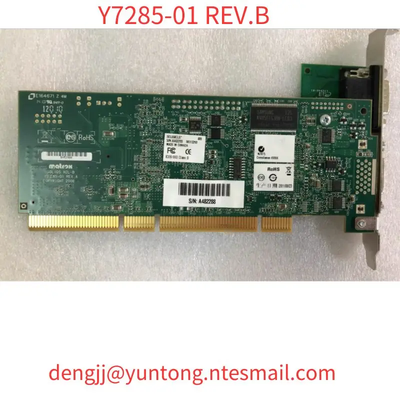 Y7285-01 REV.B Image Acquisition Card second hand