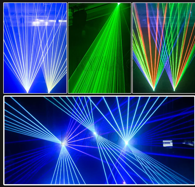 RGB Vollfarbige Animations-Laserbeleuchtung Bluetooth APP DMX512 DJ Bar Club Konzert Bühnen-Projektor 3W 5W – Detail 9