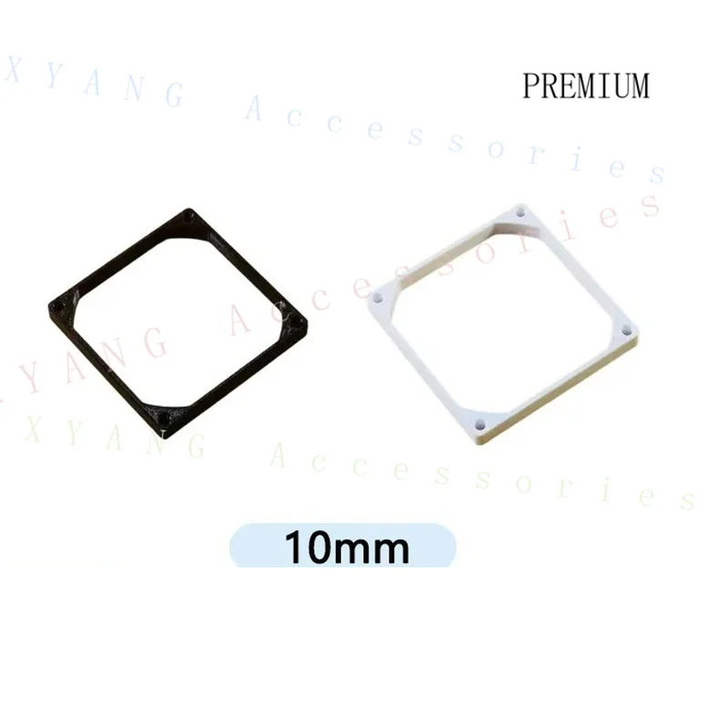 N+ 92mm PC Case Fan Riser Bracket, Fake Radiator Modification Fan Spacer, Screws Included