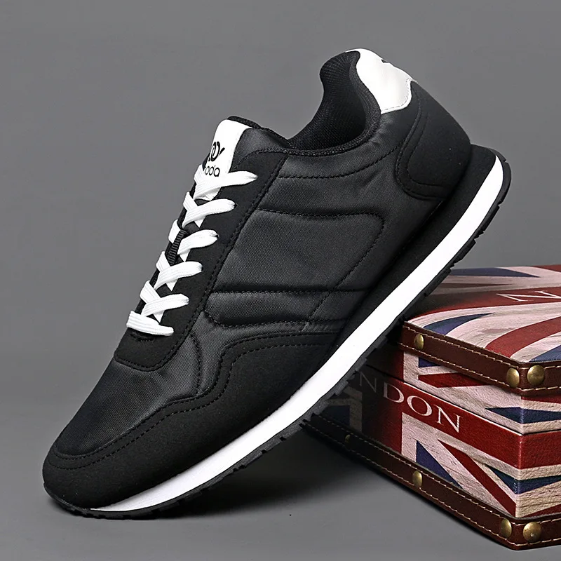 

Корейские кружевные модные повседневные кроссовки для мужчин, однотонные осенние новые дизайнерские туфли, мужские дышащие спортивные кроссовки Zapatillas Hombre