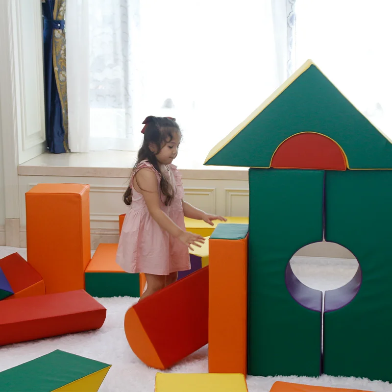 

Многофункциональная домашняя игровая площадка, детский мягкий игровой набор, 35 предметов, пенопластовые игровые площадки для малышей, строительные блоки с детским мягким игровым набором