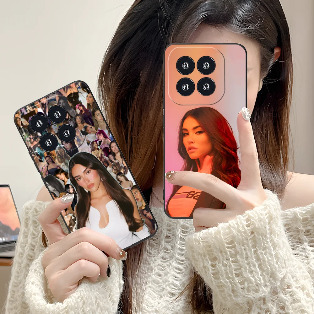 حافظة هاتف ماديسون بيرة لهاتف شاومي 15 14 13 12 11 10 9 T Ultra Lite Pro S SE X 5G غطاء أسود للهواتف الذكية