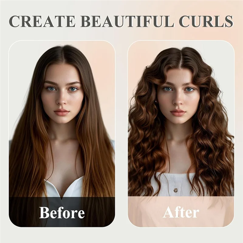 WHYY-Botti conici per ferro arricciacapelli lunghi per Shark Flexstyle, bigodini per ferro arricciacapelli con avvolgimento automatico per creare onde classiche naturali