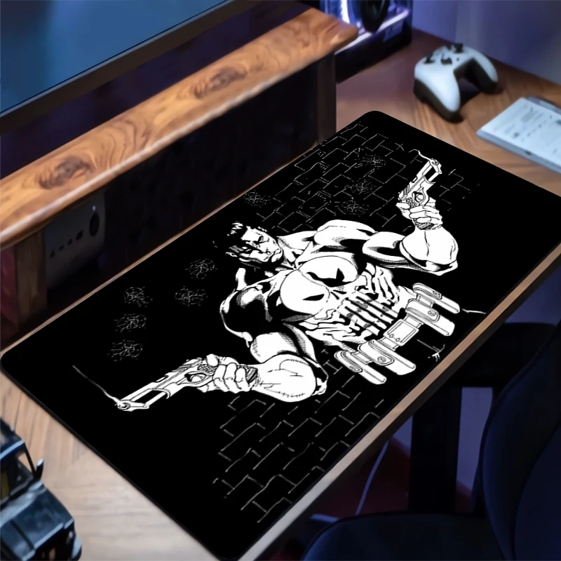 Mouse Pad Punisher Gamer Notebook For Best Gift Games Mouse Pad HD Print Keyboard Pad Large Mousepad Mouse Mat Gaming Desk Mat