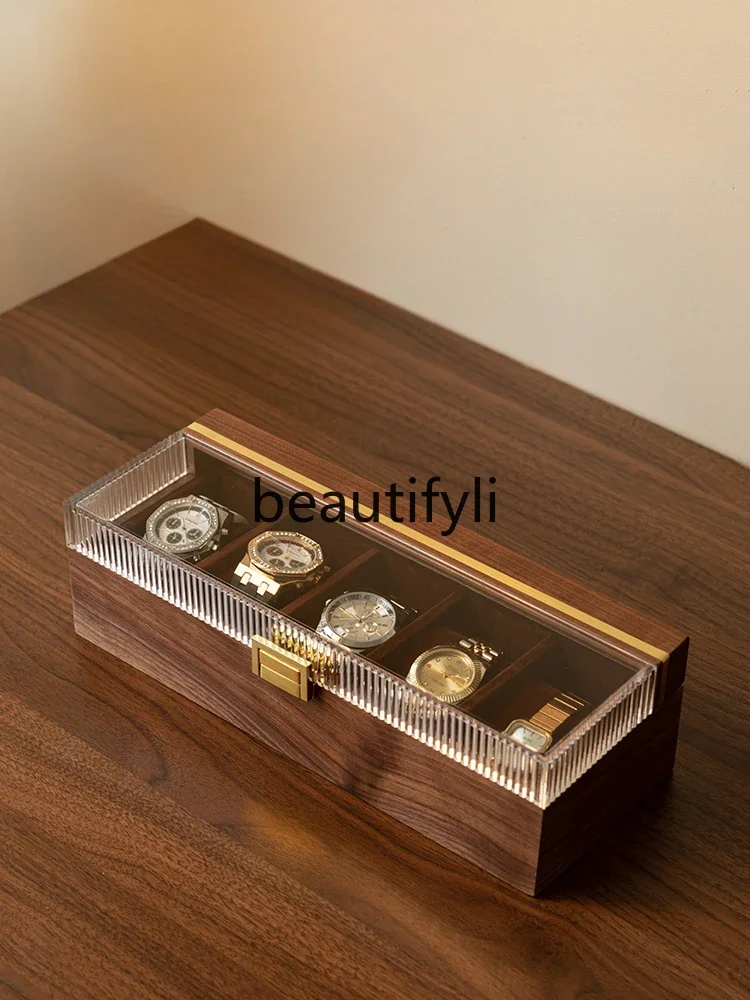 Household high-end exquisite mechanical watch men's and women's watch display box light luxury gift