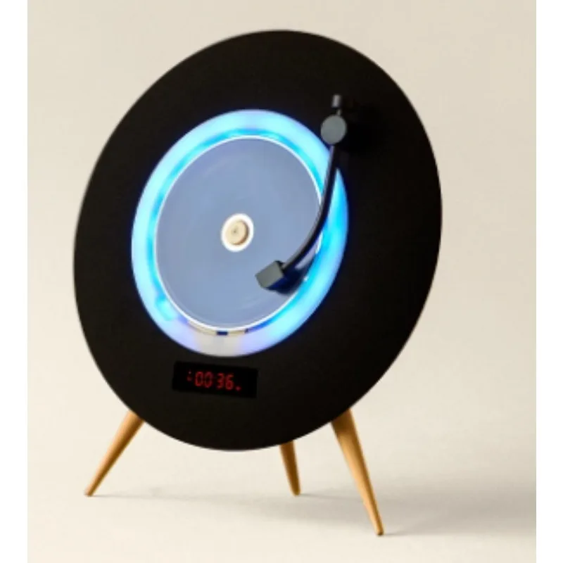 Retro Ins Style CD Player, Bluetooth Desktop Disc Player, Portable Album Music Player for Home Decor & Audio Playback
