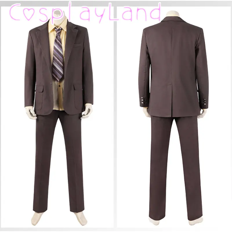 New Movie Joker 2 Crazy As A Couple Cosplay Outfit Arthur Fleck Man Suit With Coat Pants Shirt Tie Carnival Halloween Costume