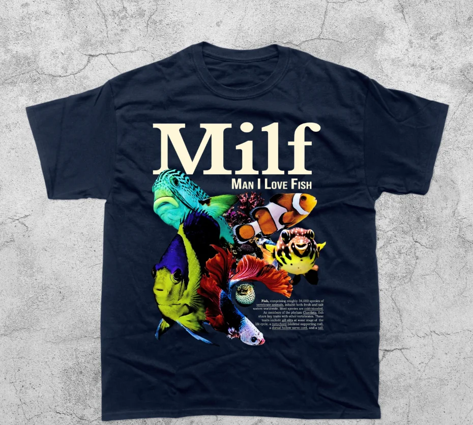 Man I Love Fish Vintage T-Shir - đánh giá và giá Aquarium Fish Meme