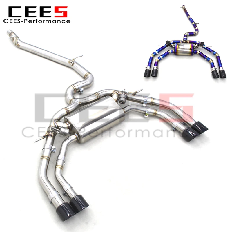 

cees Performance Catback Exhaust for Audi S3 2.0T (2015-2023) Stainless Steel Muffler Upgrade Exhaust Pipe Assembly