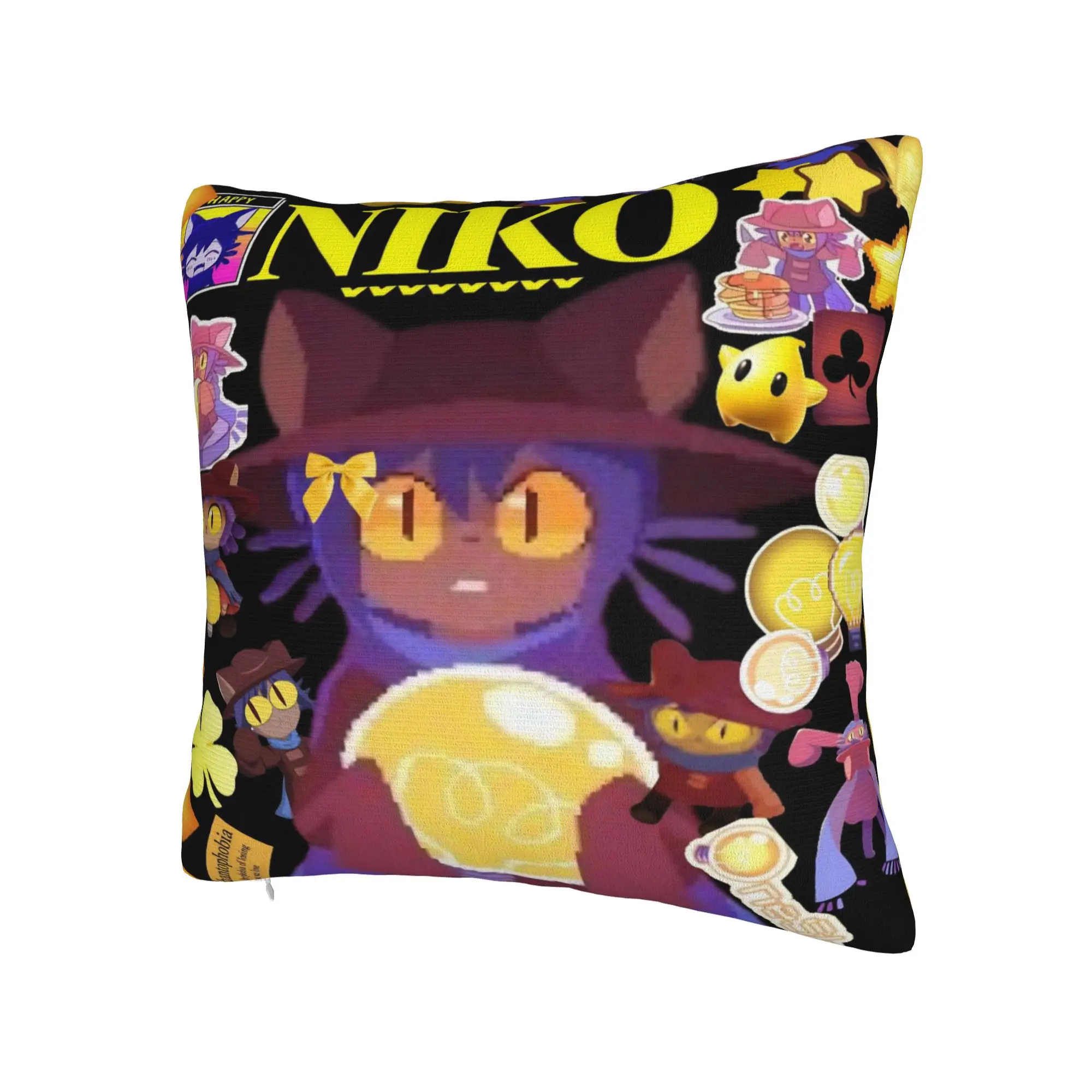 Decorative Pillowcases OneShots Niko Merch Bed  Pillow Case Cover Square Style Multi Size