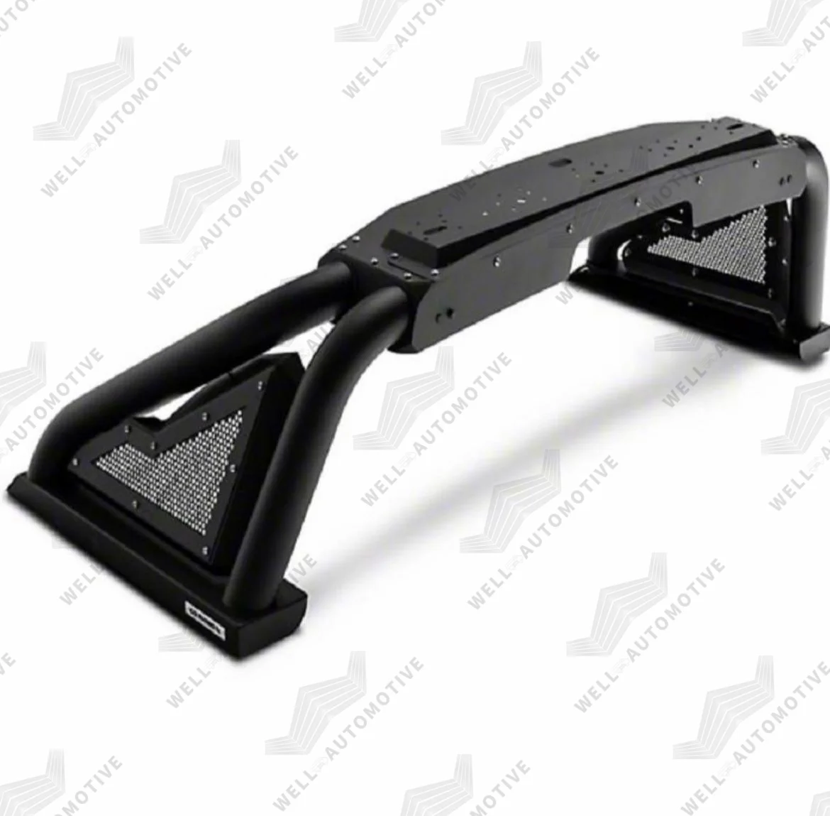 

New Style 4x4 Pick-up Modification Parts Steel Sport Bar Matte Black Roll Bar With Roof Rack For Universal Pickups
