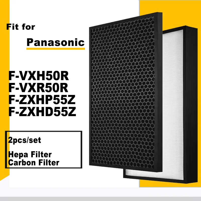 HEPA F-ZXHP55Z Deodorizing Activated Carbon Filter F-ZXHD55Z for Panasonic Air Purifier F-VXH50R F-VXR50R