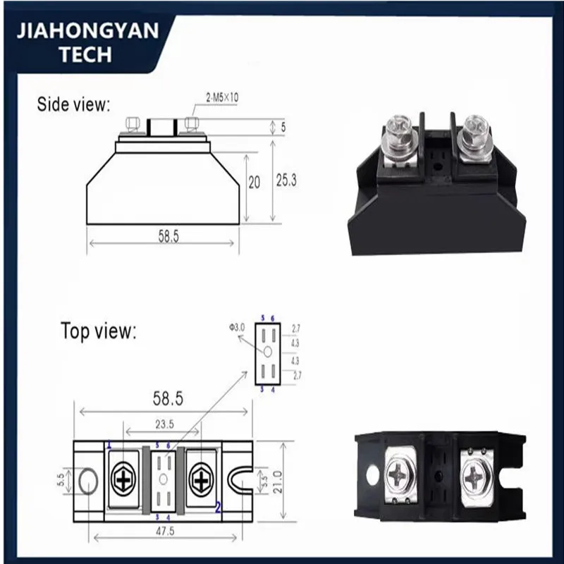 Fast recovery diode module MZ5A10A20A25A30A40A50A60A80A100A150A 400V Fast recovery high frequency defense