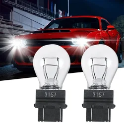 2Pcs 3157 3156 3157LL Brake Light Bulbs Halogen Lamp Turn Signal Light Brake Lights Reverse Lamp DRL DC12V Car Tail Bulb