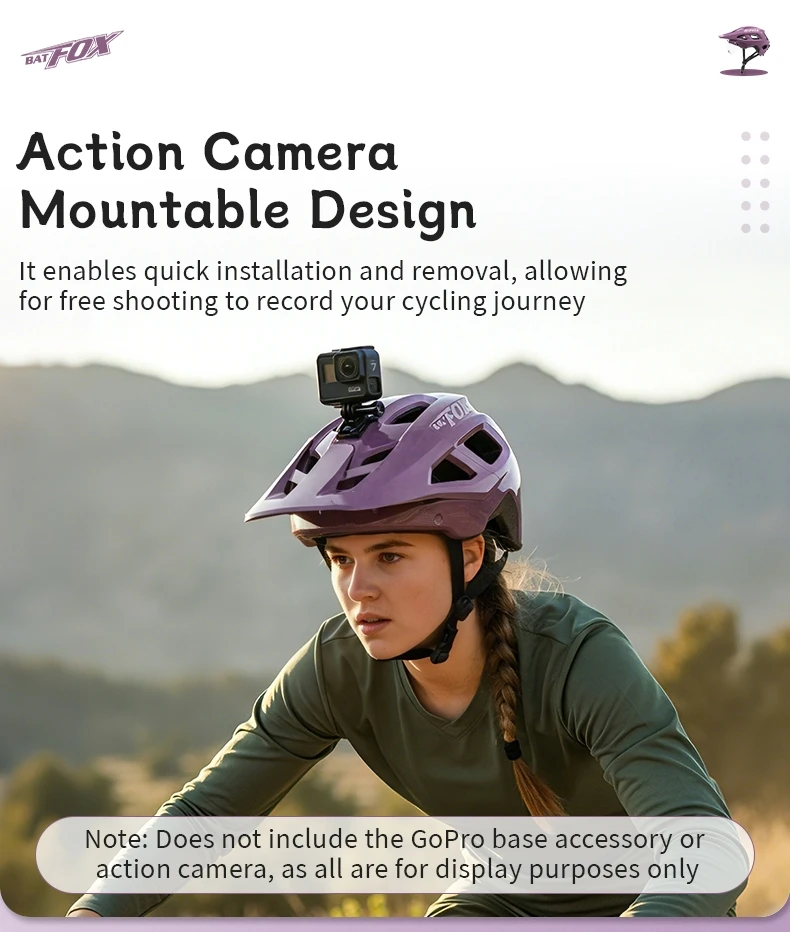BATFOX Mountainbike-Helm mit Magnetvisier, Ultraleicht, Verstellbare Passform, Rennrad- und MTB-Fahrradhelm für Männer und Frauen, E-Bike-Ausrüstung – Detail 8