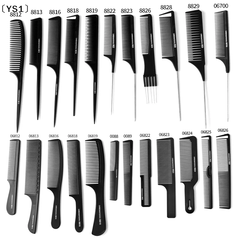 〔YS1〕Barber Hairdressing Combs Multifunction Hair Detangler Comb Anti-static Haircare Hairstyling Tool Stylist Accessories