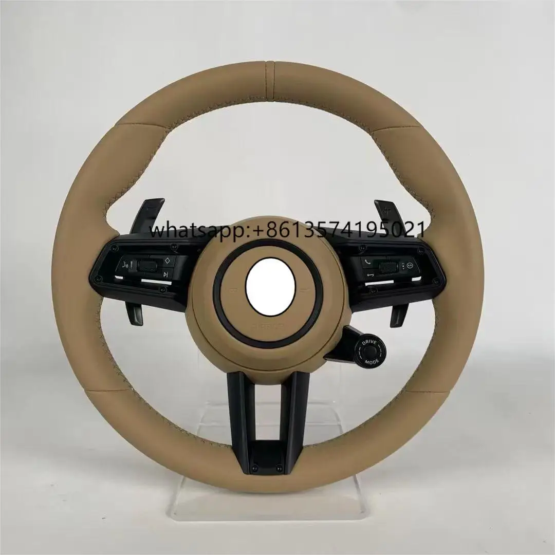 Custom Alcantara Carbon Fiber Steering Wheel Fit for Porsche 911.2 971 959 718 Macan Panamera Cayman Racing Wheel Convertible