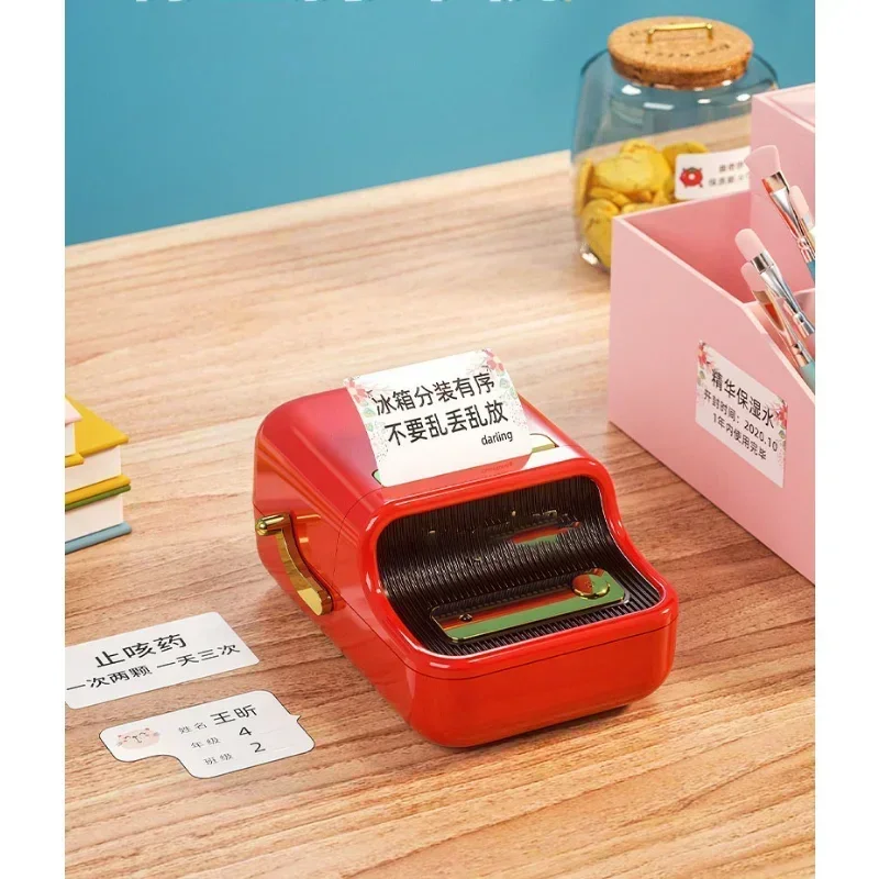 Hot Koop B21 Kleding Sieraden Prijs Kabel Barcode Sticker 20-50mm Mobiele Telefoon App Bluetooth Draagbare Draadloze Mini Thermische Labe