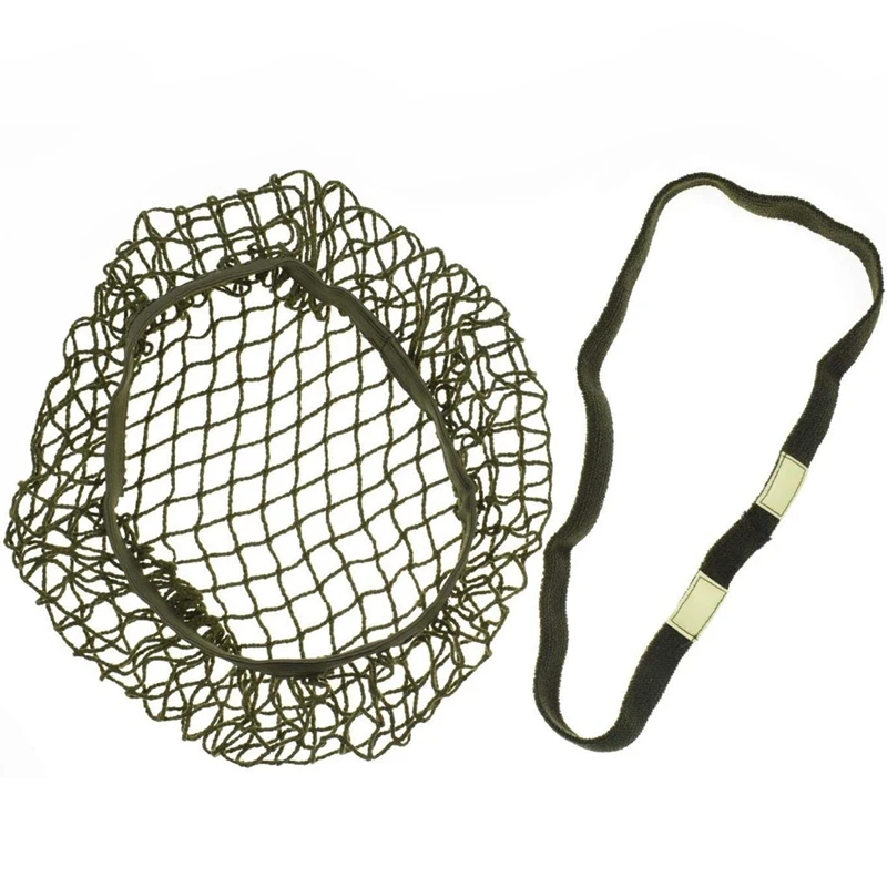 Tactical Helmet Cover GPP Perfect WWII US Army Helmet Net Cover and Eye Belt for M1 M35 M88 Helmet