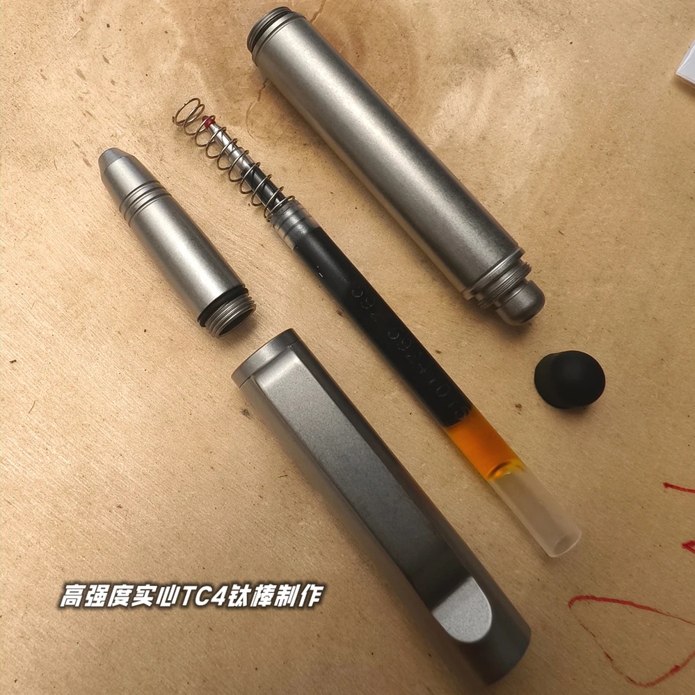 EDC Titanium Alloy Pen With Touch Screen Stylus Collection Writing Multi-functional Portable Outdoor EDC Tools