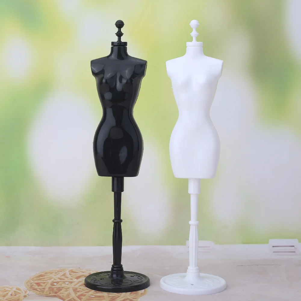 1/4Pcs Doll Accessories Display Holder Dress Clothes Gown Mannequin Model Stand For Barbie Doll Dollhouse Play DIY Toy