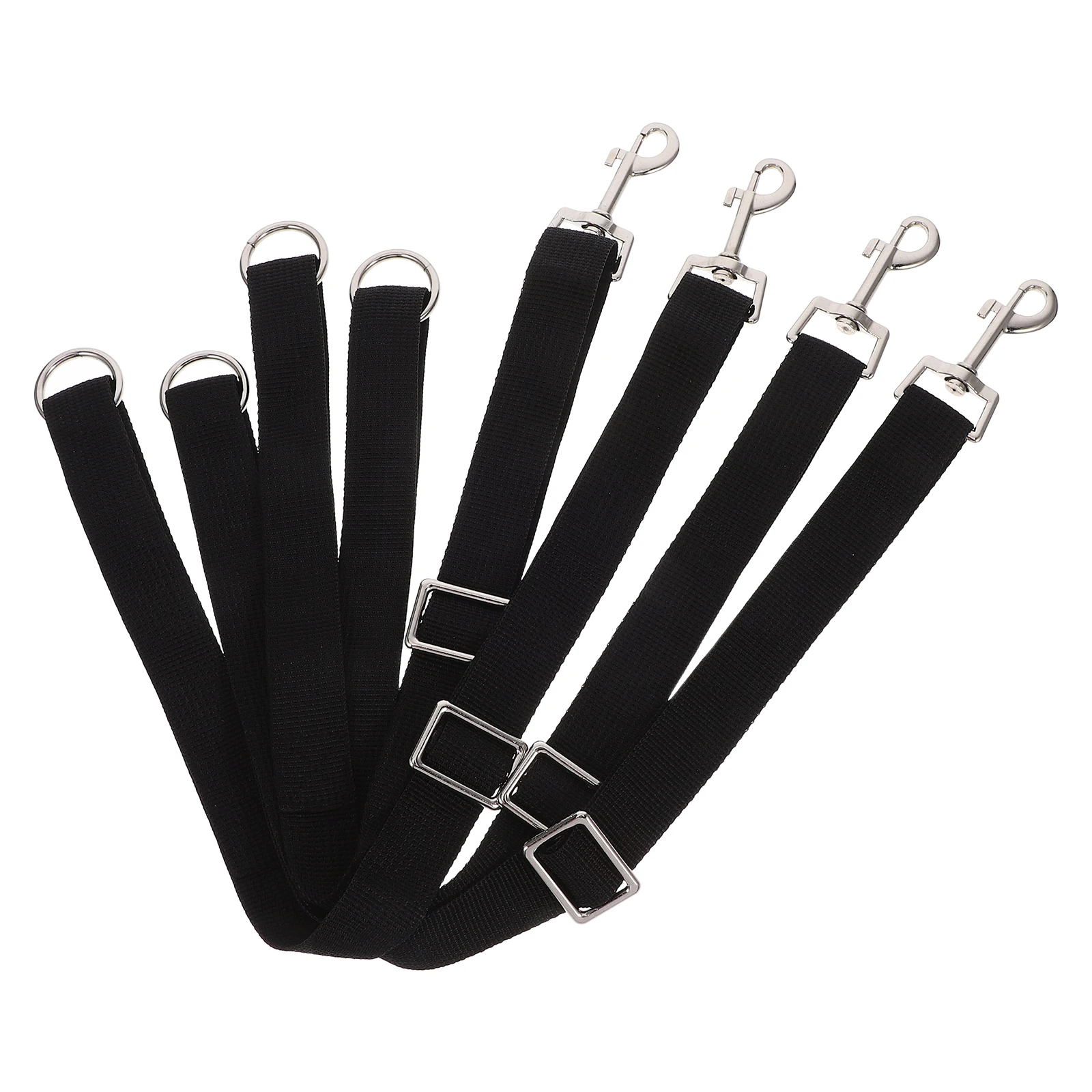 

4pcs Adjustable Nylon Straps Stall Accessories Durable Hanging Ropes For Outdoor Feeding Hanger Tools Horse Water Feeding