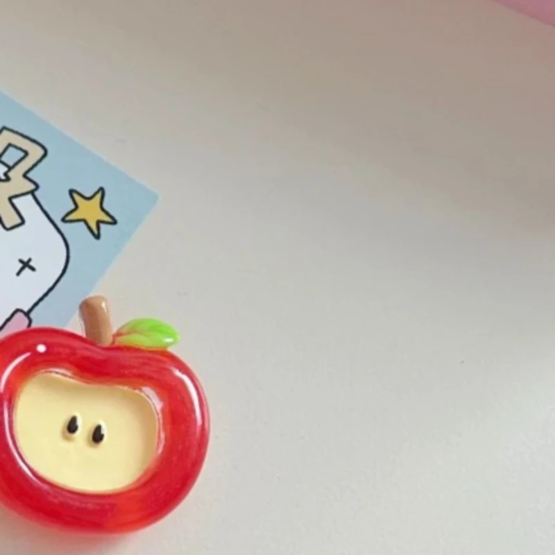 

Delicious Big Apple Hair Clip Cute Sweet Girl Heart Cartoon Bangs Headdress Card Duckbill Clip Accessories기계
