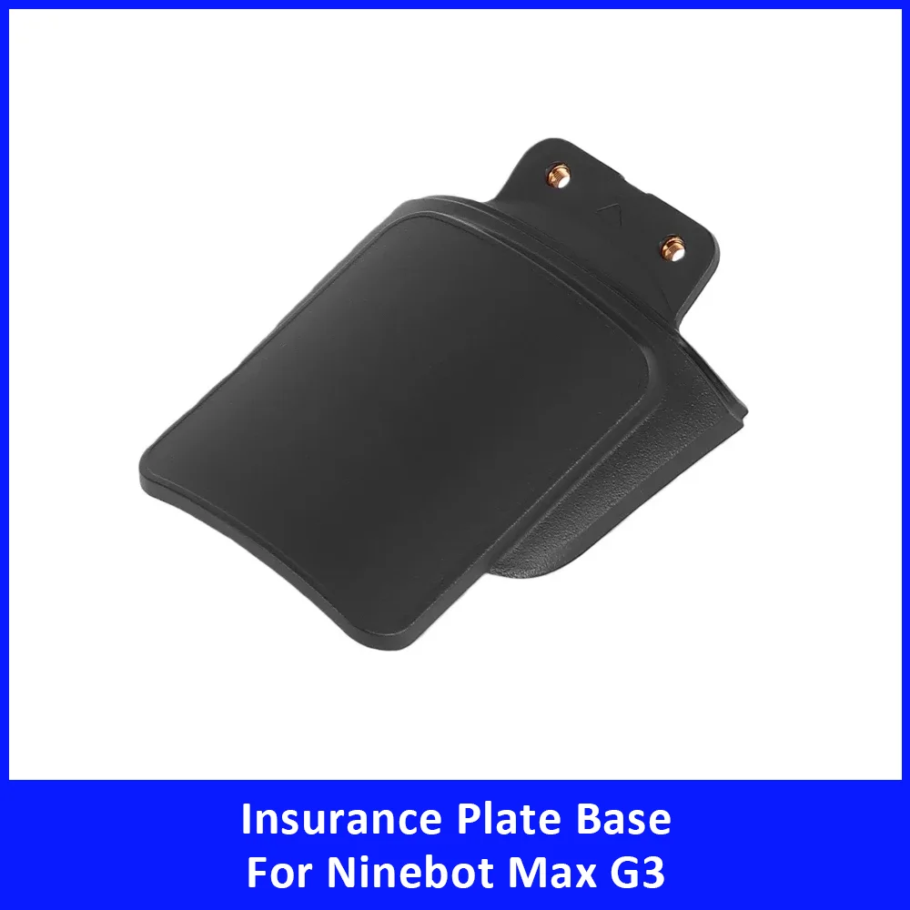 Rear Fender License Plate Base Replacement for Ninebot MAX G3 Plastic Insurance Plate Base Electric Scooter Accessories Parts