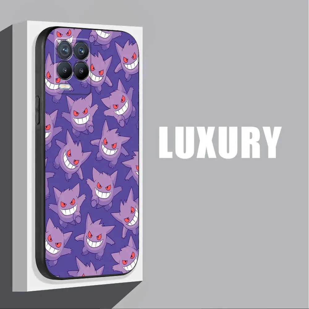 Gengar Pokemon Silicone Phone Case for Apple iPhone 14 13 15 Pro Max 11 Pro 12 Mini SE X XS Max XR 78 Plus Soft Cases Cover