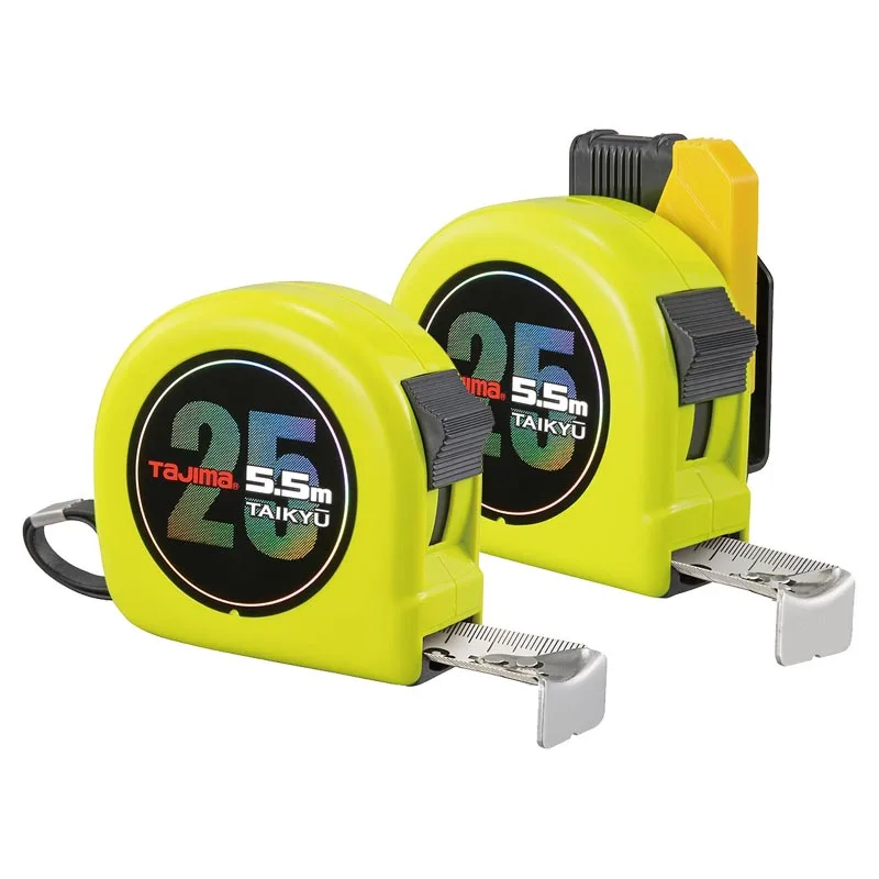 Tajima-Cinta de acero impermeable, 5,5 m, regla de doble cara, alta precisión