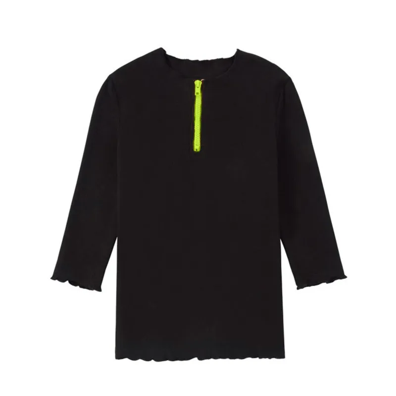 Long Panel Skirts – Zipper Tee