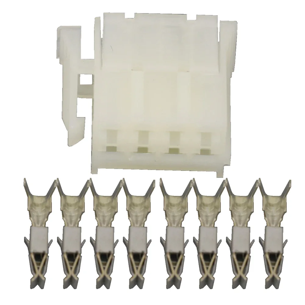 5/10 Sets 8 Pin Jacket 927365-1 Automotive Connectors White rectangular Automotive Connectors With Terminal DJ7083-3.5-21 8P
