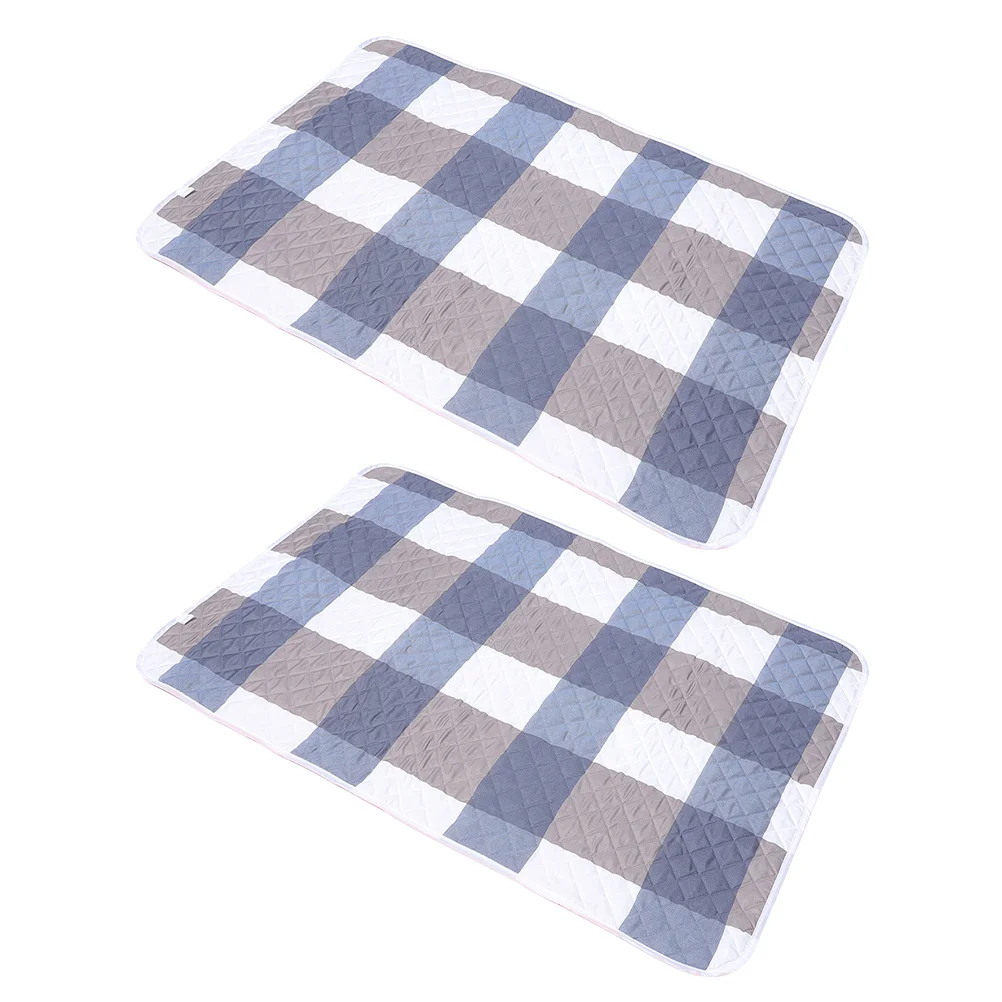 

2Pcs Guinea Pig Cage Liners 120x80x0.2cm Absorbent Pee Pads Washable Reusable Small Pet Cage Liners for Hamsters Rabbits