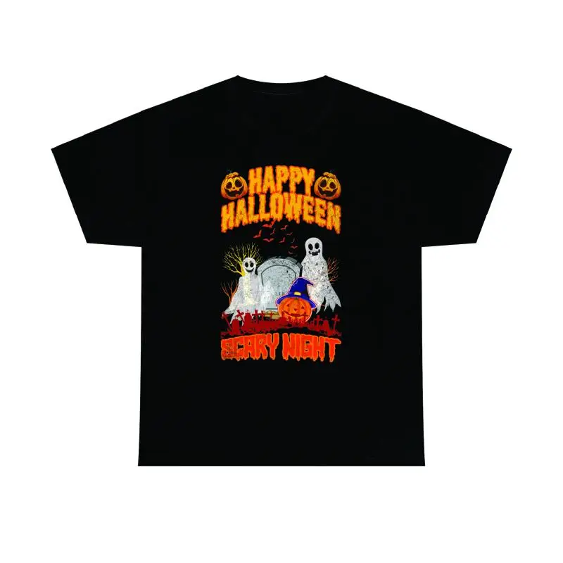 

Happy Halloween Scary Night T Shirt Witches Party Xmas Top