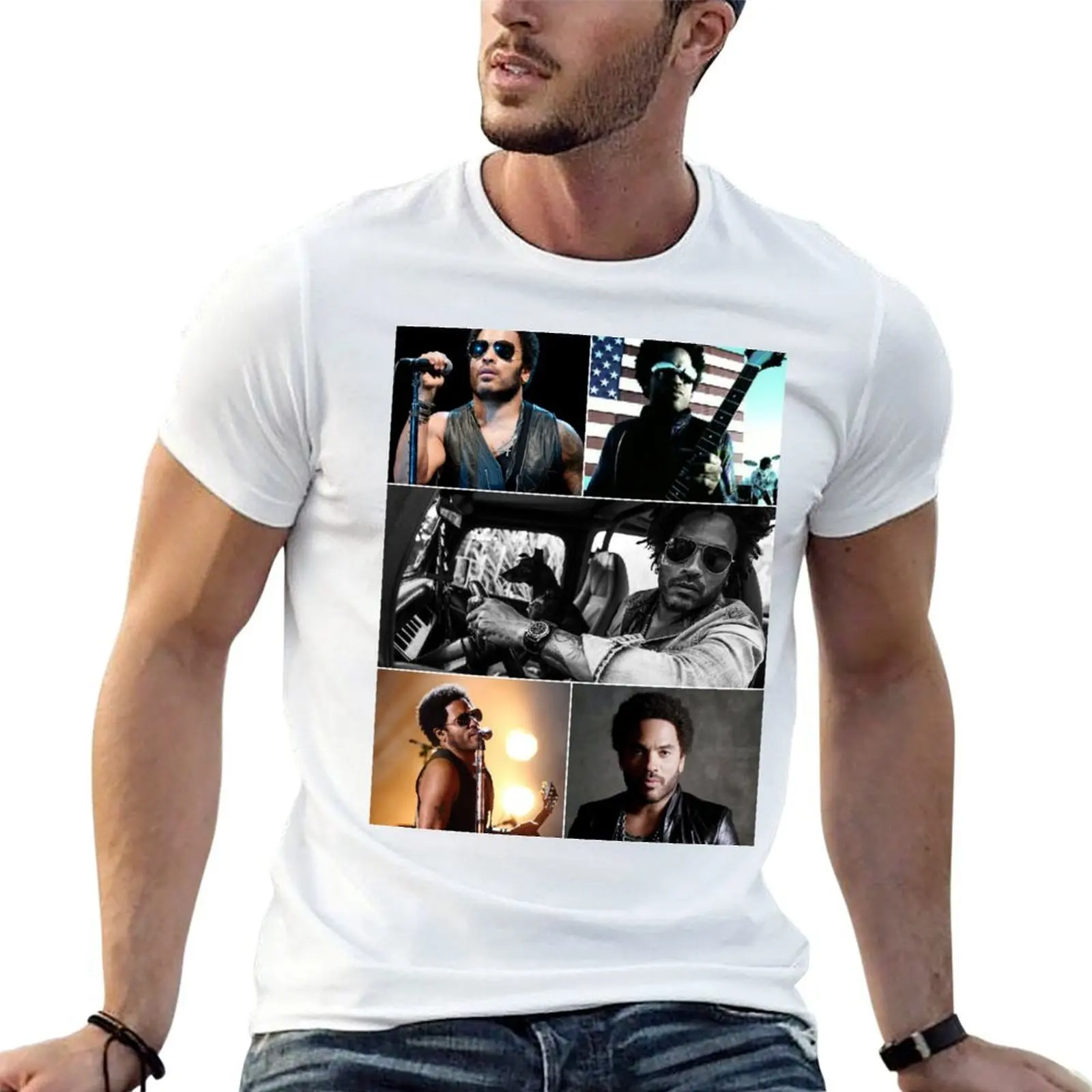 Lenny Kravitz American singer-songwriter Ultimate Aesthetic Collage - 1 T-Shirt