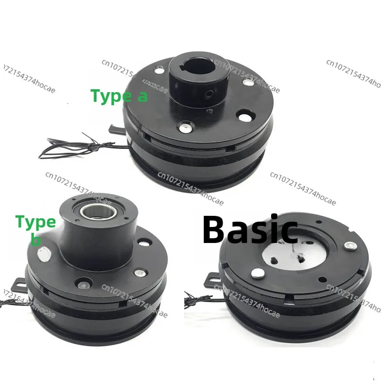 24V 12V DLD6 Dry Type Inner Bearing Lug Flange Guide Seat Veneer Electronic Electromagnetic Clutch Mounting Machine