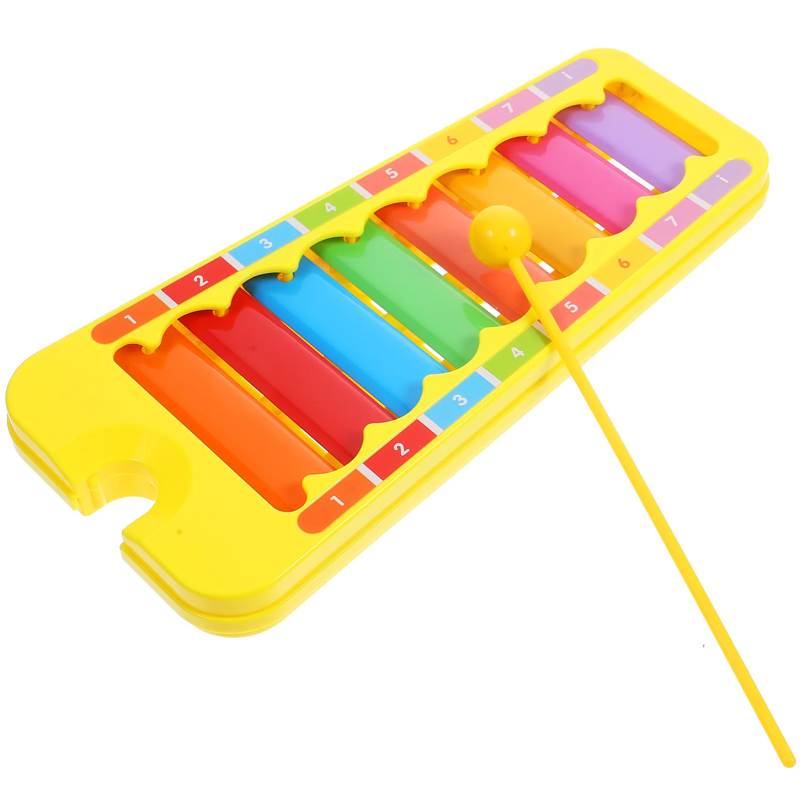 1Set Knock Klavier Kindheit Bildung Percussion Musical Instrument Bunte Glockenspiel für Lernen Xylophon