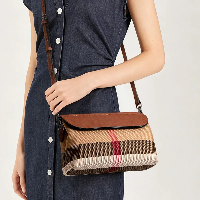 aidrani-women-spliced-canvas-cowhide-crossbody-purse-plaid-pattern-adjustable-shoulder-bag-casual-handbag-for-daily-outdoor