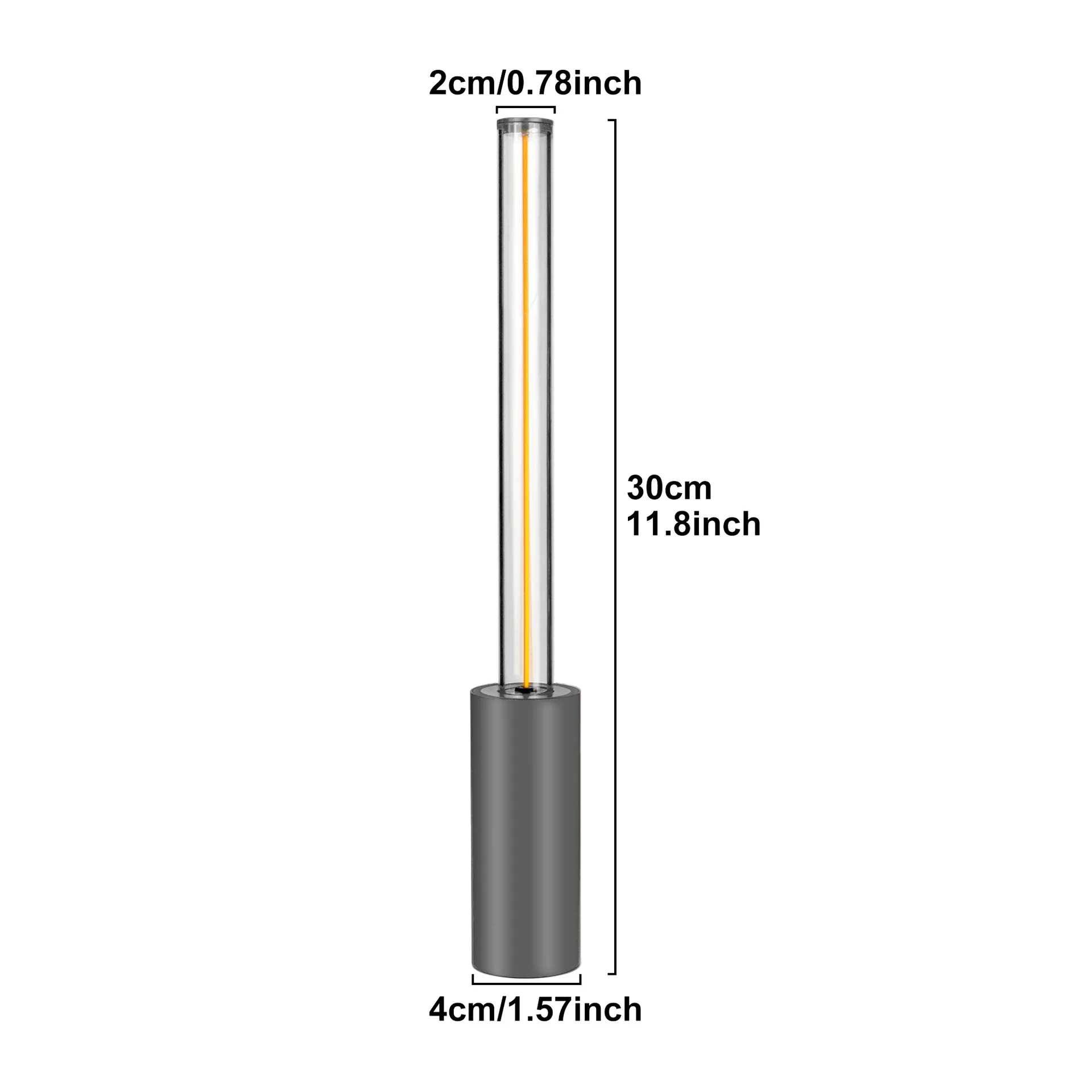 Lámpara de atmósfera de respiración minimalista moderna de acrílico, lámpara de escritorio de Bar de restaurante, sensación de alta gama, cabecera de dormitorio recargable