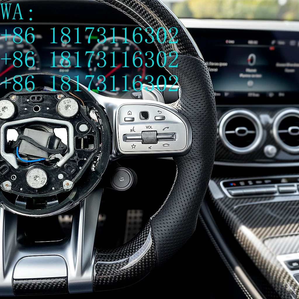 Factory Discounts Wholesale Customization Carbon Fiber Leather Premium Sports Steering Wheel for  W205 W213 W253 W463 F250 Wheel